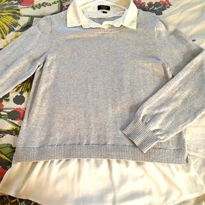 Sweater/collared shirt